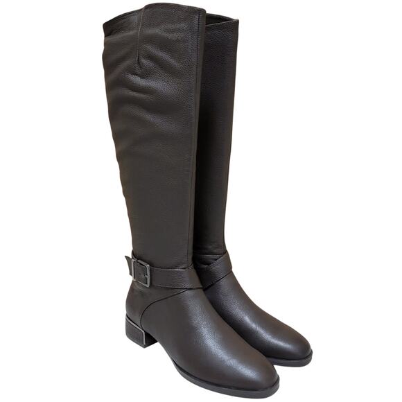 Kenneth Cole Women Branden Knee High Riding Boots Size US 5.5M Chocolate Brown - Picture 1 of 7